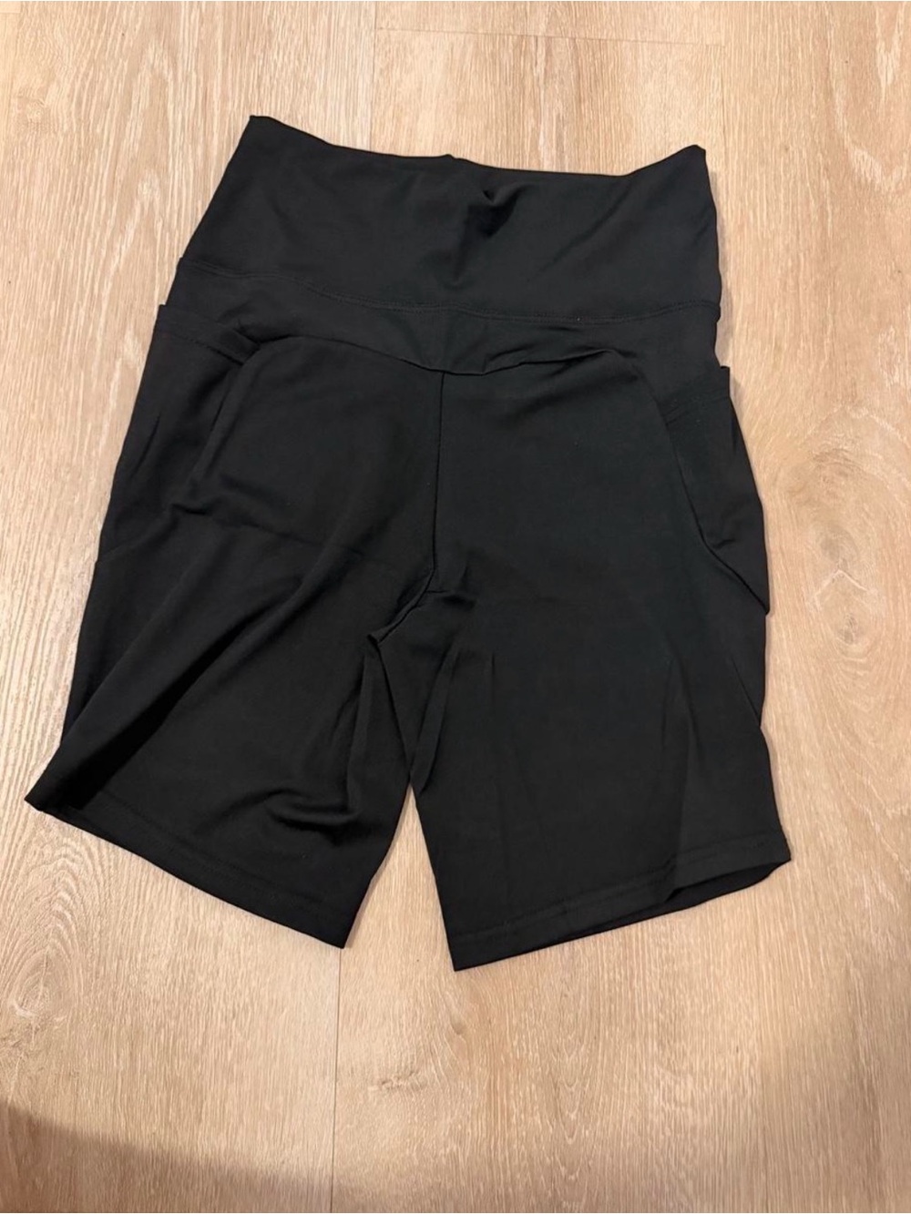 High-Waist Black Women’s Active shorts AND BRA